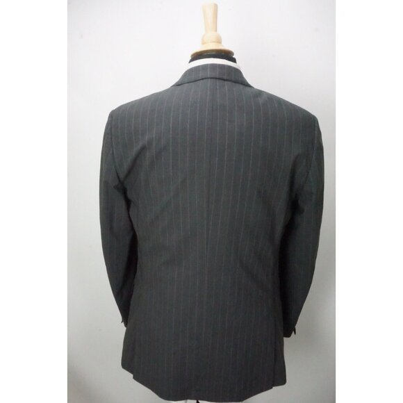 Brooks Brothers Madison Brookscool CURRENT Wool Blend Gray Striped 2 Pc Suit 40R - Picture 7 of 14